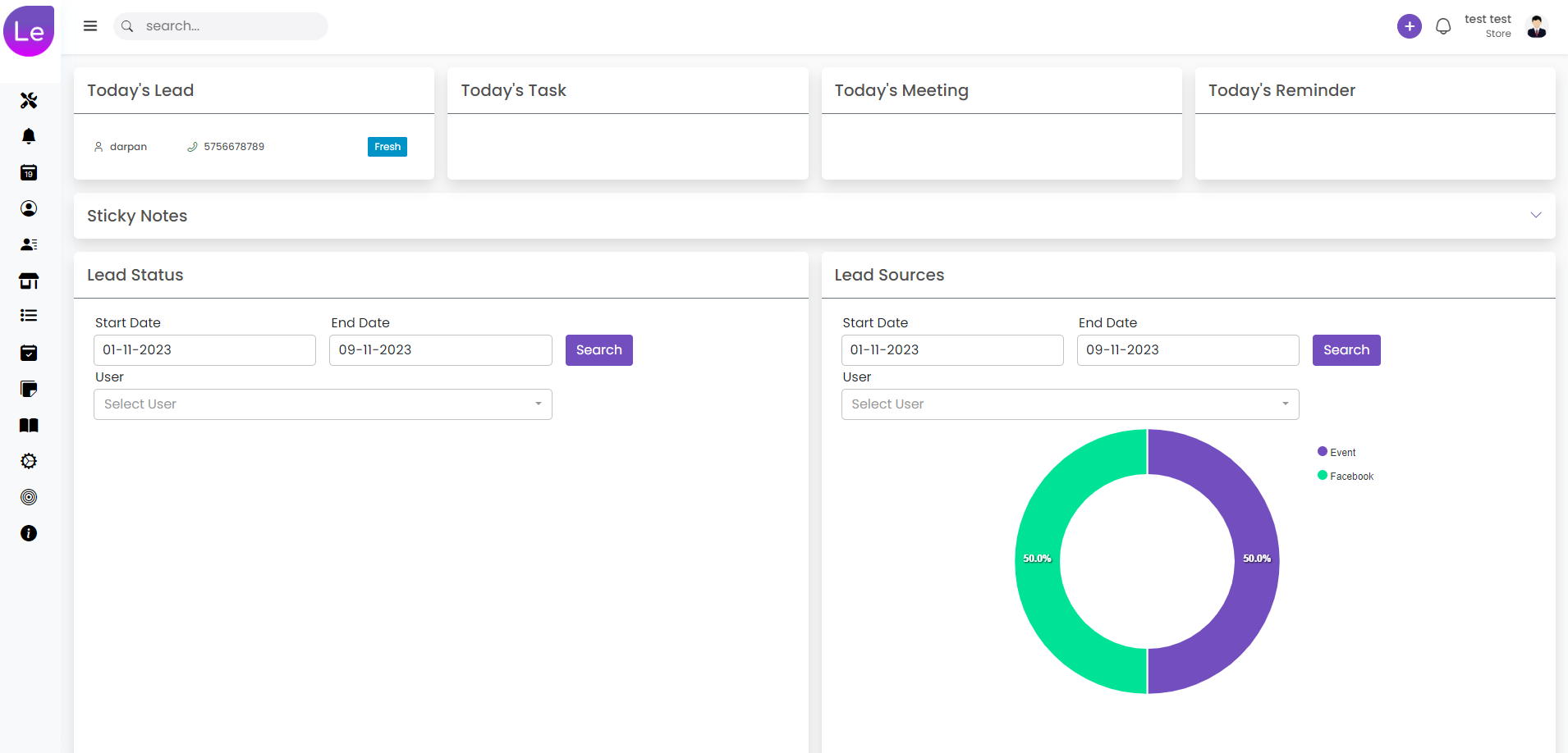 ajasys Leadmgt CRM Screenshot
